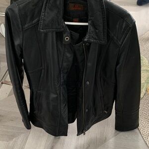 Danier Black Leather Jacket
